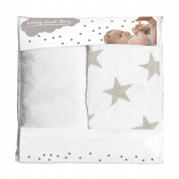 LILLY&BEN housse de table à langer en tissu éponge 50x70 x2