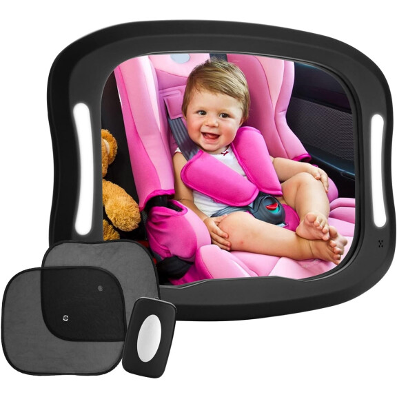 LAMPE miroir d'observation pour bébé FITNATE + télécommande et 2 stores de fenêtre