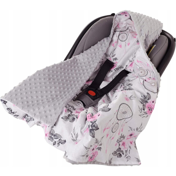 MEDIPARTNERS Couverture MINKY pour sièges de voiture