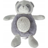 DOUDOU et COMPAGNIE doudou projecteur avec mélodie PANDA 25 cm