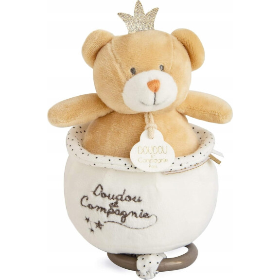DOUDOU et COMPAGNIE peluche King Honey 20 cm