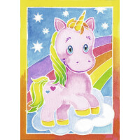 RAVENSBURGER Pochoir de peinture Mixxy Colors Licorne 8,5 x 12,5 cm