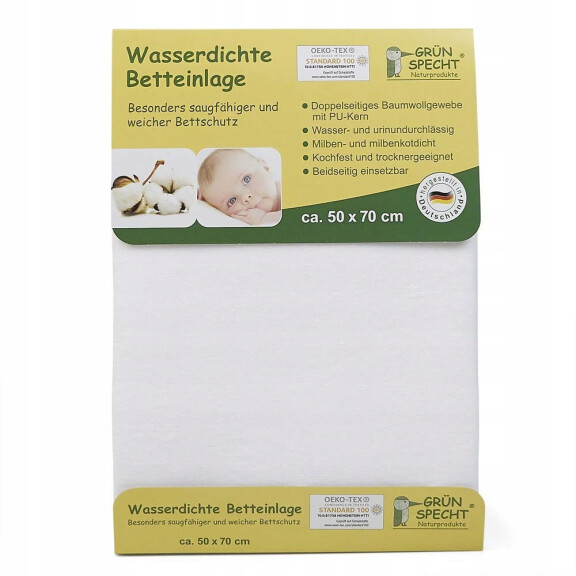 NATURSPECHT protège-matelas imperméable 50x70 cm