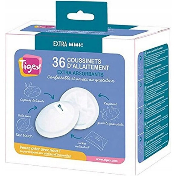 TIGEX coussinets mammaires 36 pcs.