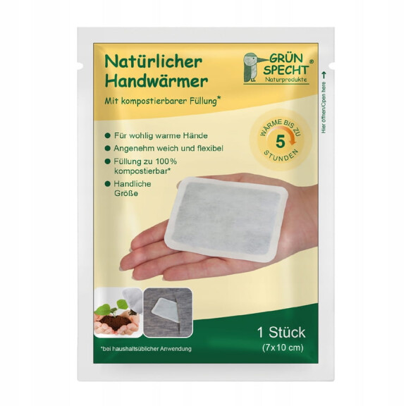 Chauffe-mains naturels GRUNSPECHT pour jusqu'à 5 heures de chaleur x10