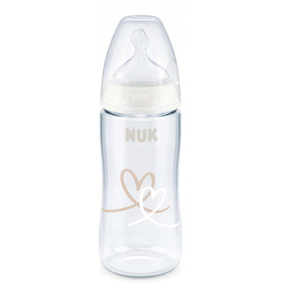 Biberon NUK First Choice+ 0-6 m 300 ml indicateur de température