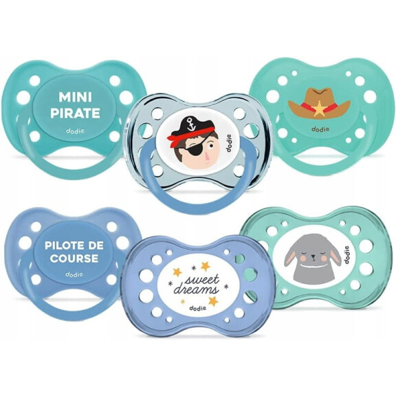 Sucette anatomique DODIE 6-18msc x6