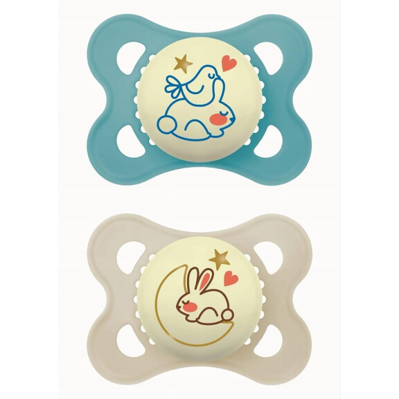 MAM ORIGINAL PURE sucette x2 2-6m KAUCZUK