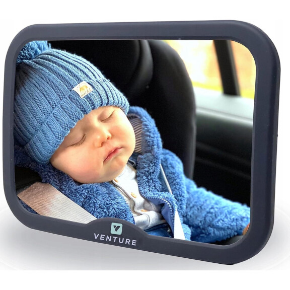 Miroir de voiture pour bébé VENTURE 17,5 x 24,5 cm