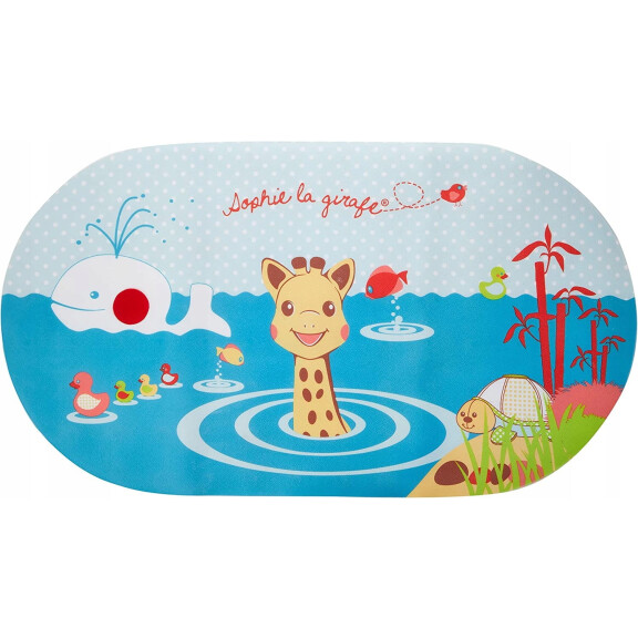 SOPHIE LA GIRAFE tapis anti-boulochage pour tabourets 39 x 69 cm