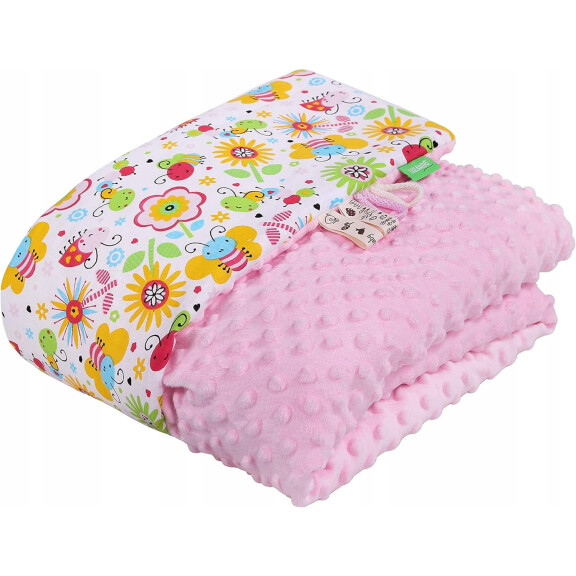 LULANDO couverture bébé minky 80x100