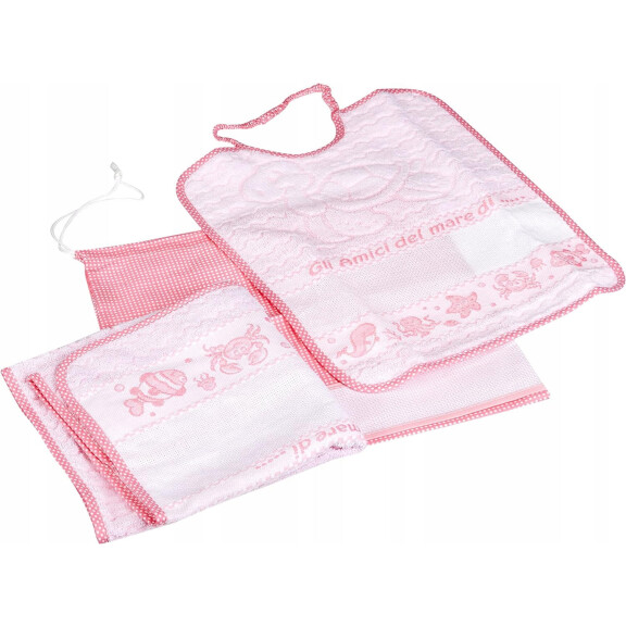 Lacet en coton BUBABU + serviette + sac