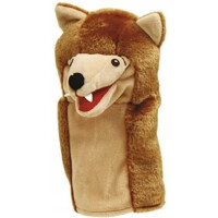 ROBA peluche marionnette de jeu de rôle Loup 22 cm