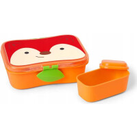 SKIP HOP Zoo Lunch Kit - Boîte à lunch pour renards + boîte à goûter 700 ml.