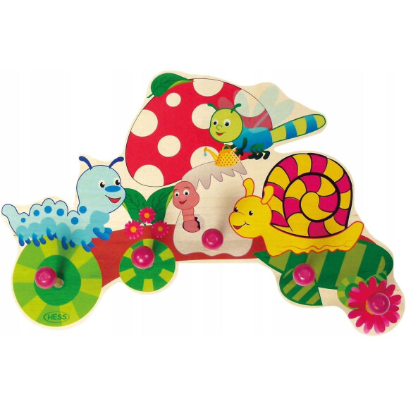 Cintre en bois HESS avec 5 crochets Ĺ