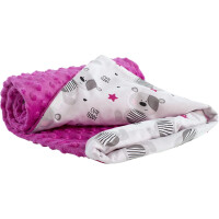 MEDIPARTNERS couverture pour bébé 75x100 MINKY