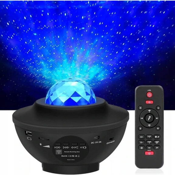 VOKSUN Projecteur d'étoiles LED Bluetooth + télécommande