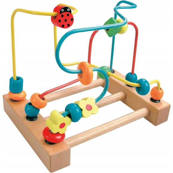 BINO Lupi planche à perles en bois 13 x 17,5 cm DREAMER