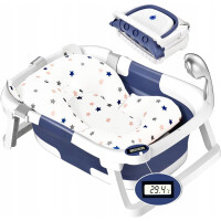 Baignoire pliante GLENMORE avec vidange et thermomètre