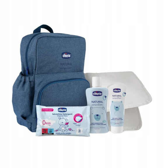 CHICCO Sac à dos naturel Sac à langer et accessoires + produits de toilette