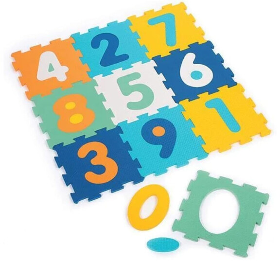 LUDI tapis puzzle pliant 2en1 chiffres 90x90