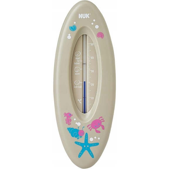 Thermomètre de bain analogique flottant NUK 16 cm créatures marines