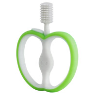 LOVE NOOBS brosse à dents silicone teether 360Â° 4 m+