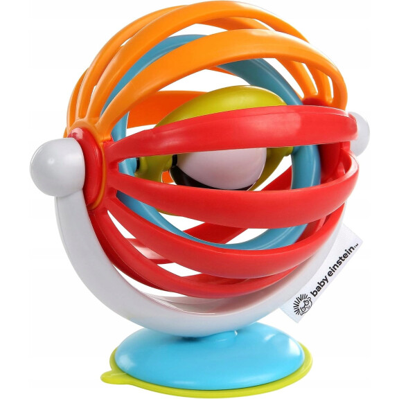 Jouet BABY EINSTEIN Sticky Spinner avec hochet et ventouse 3 m+.