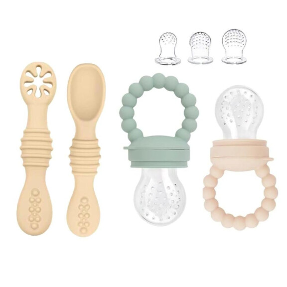 STONNY Dentition pour bébé 3-24 m 2 pièces + 6 embouts et 2 bâtonnets