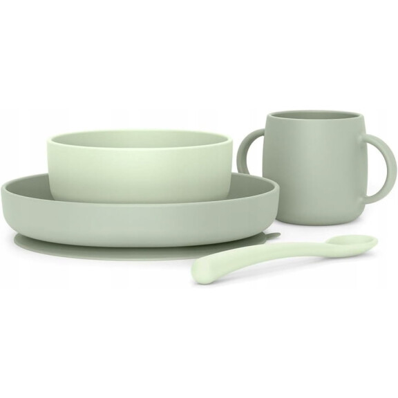 SUAVINEX Set d'ustensiles en silicone Selection 4el. 4m+