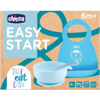 CHICCO Easy Start set de bols en silicone Ĺ'yoink bowl