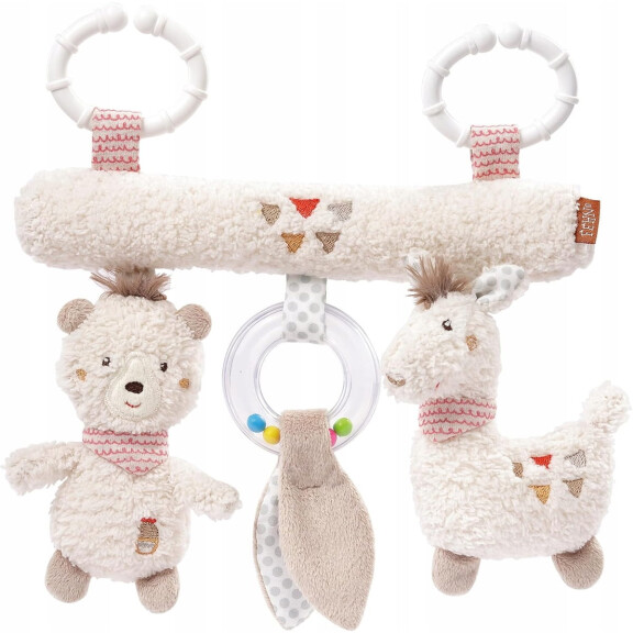 Pendentif trapézoïdal FEHN avec hochet et couineur pour l'armoire du PEROU