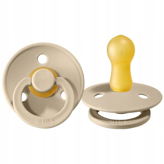 Sucettes BIBS COLOUR 2pack rubber 6msc+