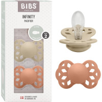 BIBS INFINITY dummies symmetrical 2pack 6msc+ SILICONE