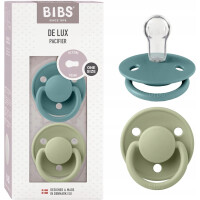 BIBS DE LUX sucettes rondes 2 paquets 0-3 ans SILIKON