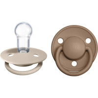 Sucettes BIBS DE LUX 2 paquets 0-3 ans SILIKON