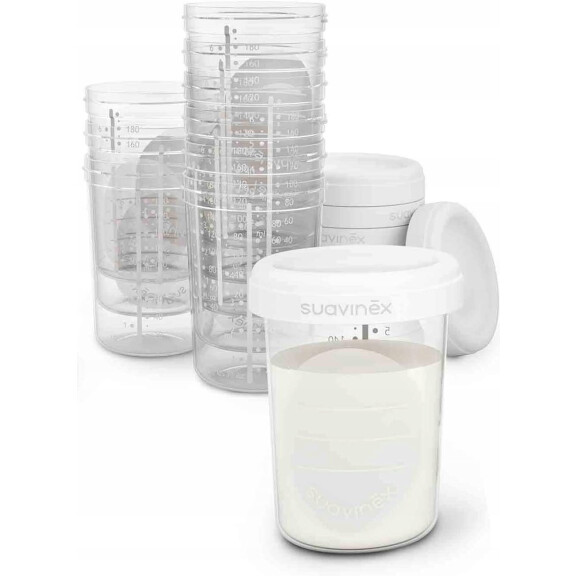 Récipients de stockage SUAVINEX 10 x 200ml