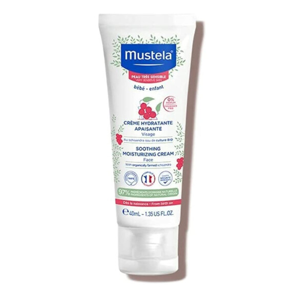 MUSTELA crème hydratante pour le visage pour les peaux très sensibles 40ml