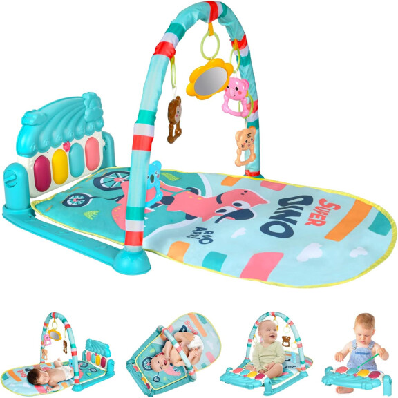 AOMIG tapis éducatif avec piano 0-36 mois