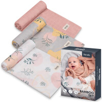 LIONELO bamboo Wrap 70x70 x3