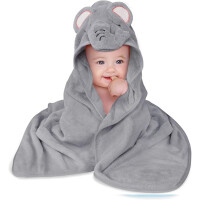 Serviette de bain à capuche AOLSO 80x80 cm