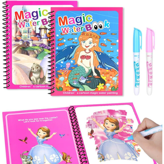 Livre d'aquarelle OSDUE avec feutre x2