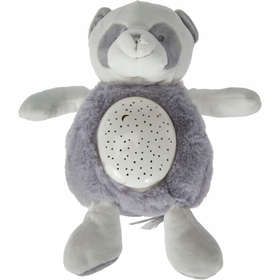 DOUDOU et COMPAGNIE doudou projecteur avec mélodie PANDA 25 cm