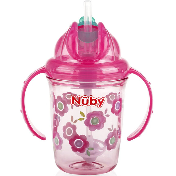 NUBY Flip-it Cup gobelet à jus 12 m+ 240 ml