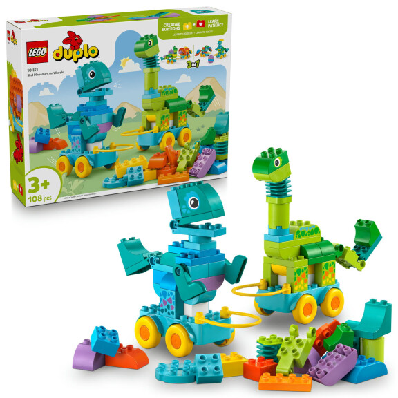 LEGO DUPLO 10451 3-en-1 : Dinosaures sur roues