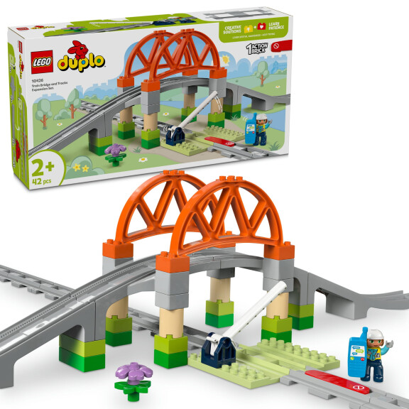 LEGO Duplo 10426 Pont et chemin de fer - Jeu d'expansion