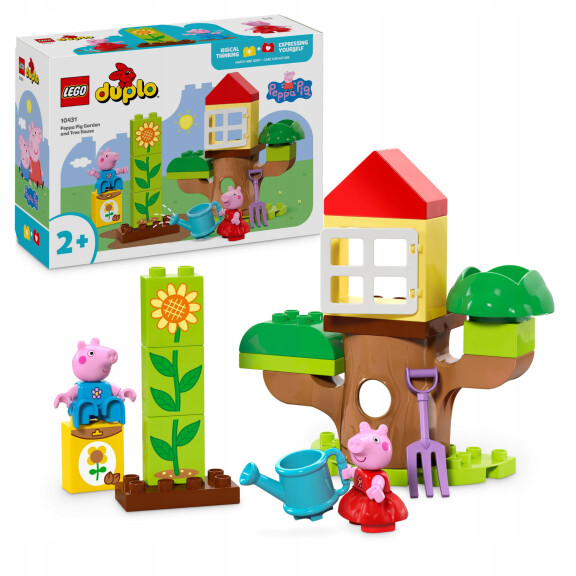 LEGO DUPLO Le jardin et la cabane de Peppy 10431