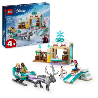 LEGO Disney 43256 L'aventure en traîneau d'Anna