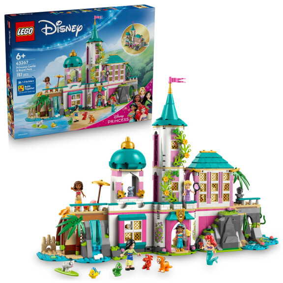 LEGO Disney 43267 Château des princesses et animaux royaux