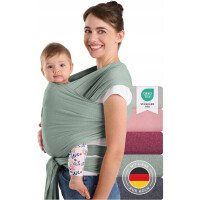 LALENI écharpe de portage flexible jusqu'à 15kg